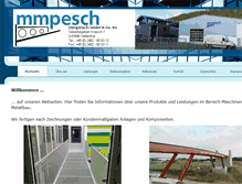 Tablet Screenshot of mmpesch.de